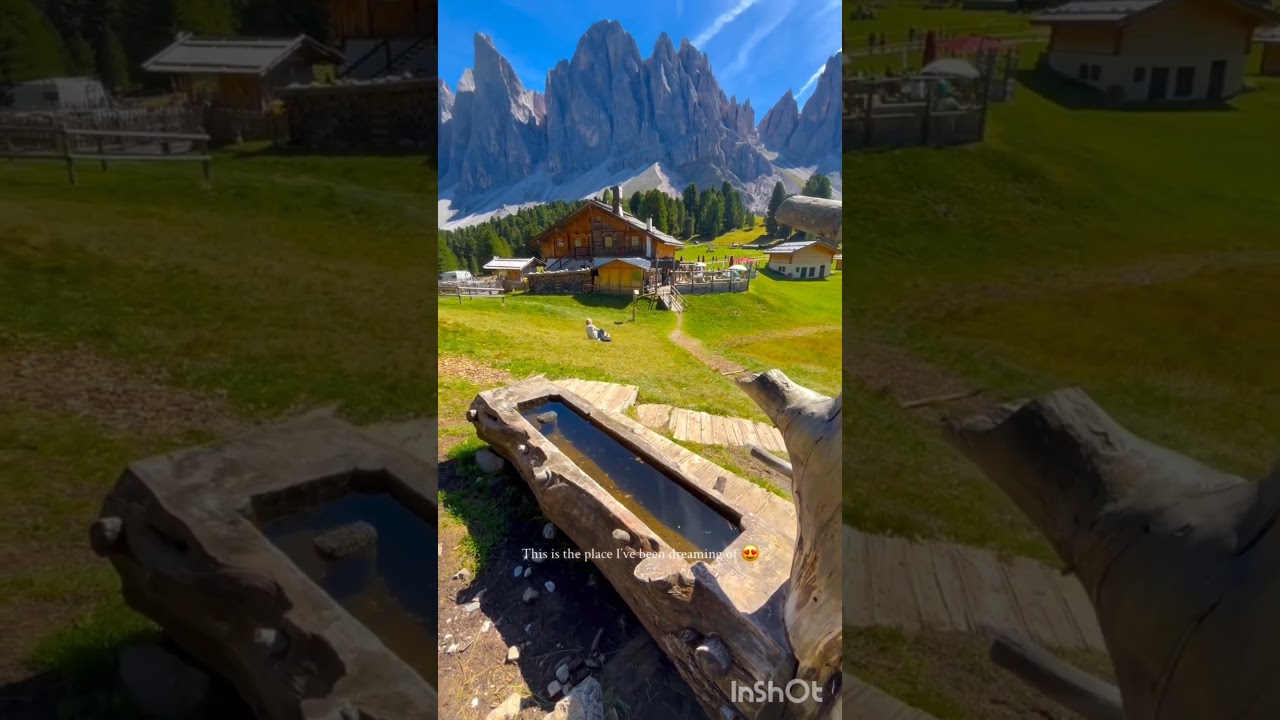 ⛰️ A dream spot in the Dolomites &mdash; Geisler Alm! 🌿 Tucked in Val di Funes, 🇮🇹