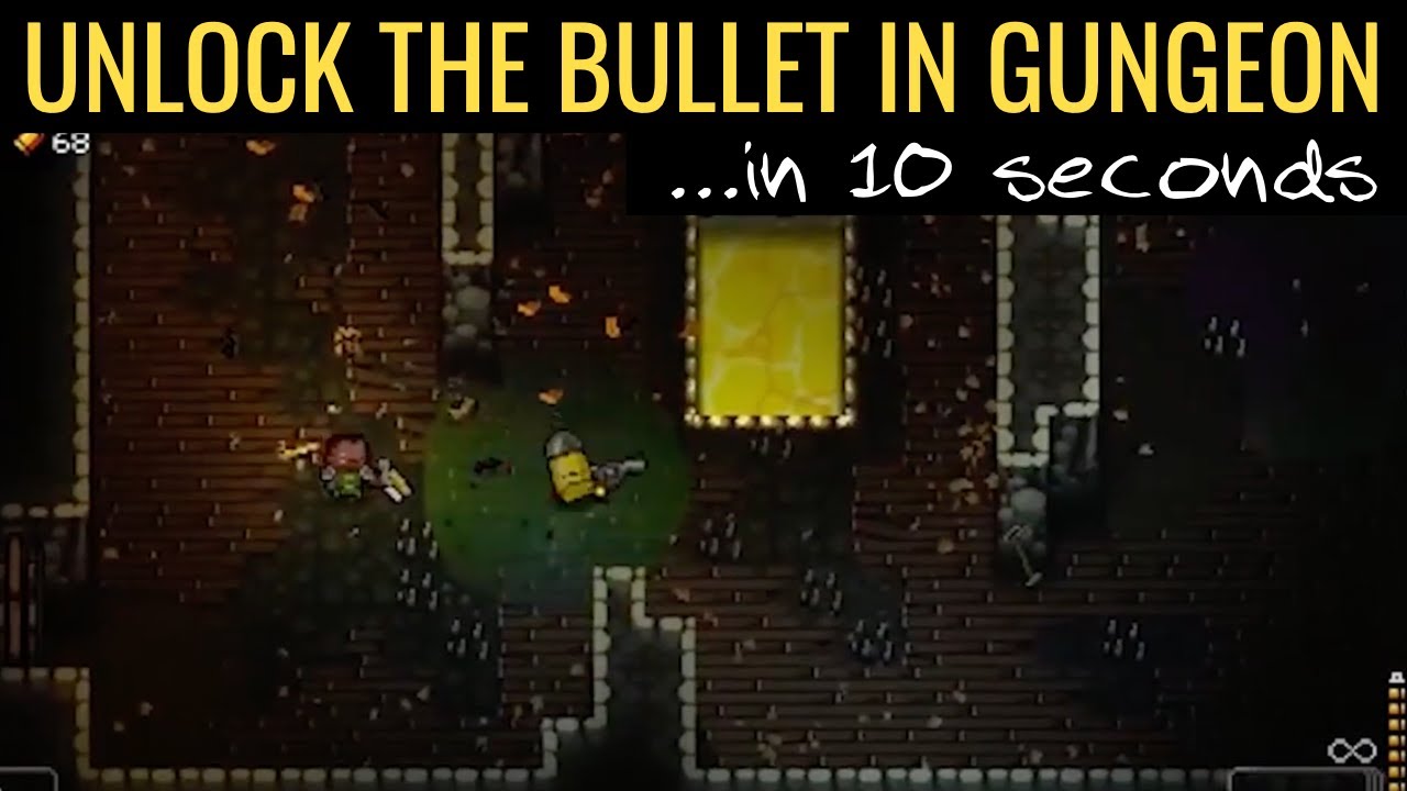 How To Unlock The Bullet in 'Enter The Gungeon' in 10 seconds