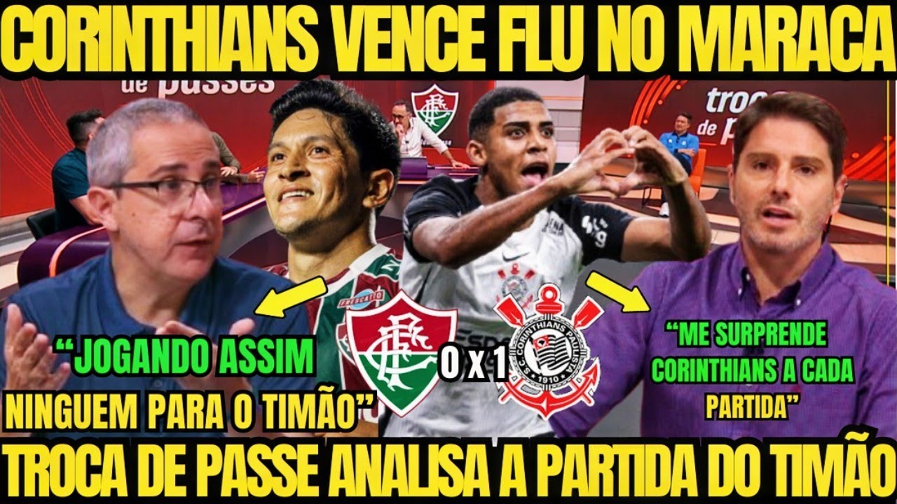 ✔TIMÃO VENCE FORA DE CASA E GARANTE MAIS TRÊS PONTOS NO BRASILEITRO FLUMINENSE 0 X 1 CORINTHIANS✔