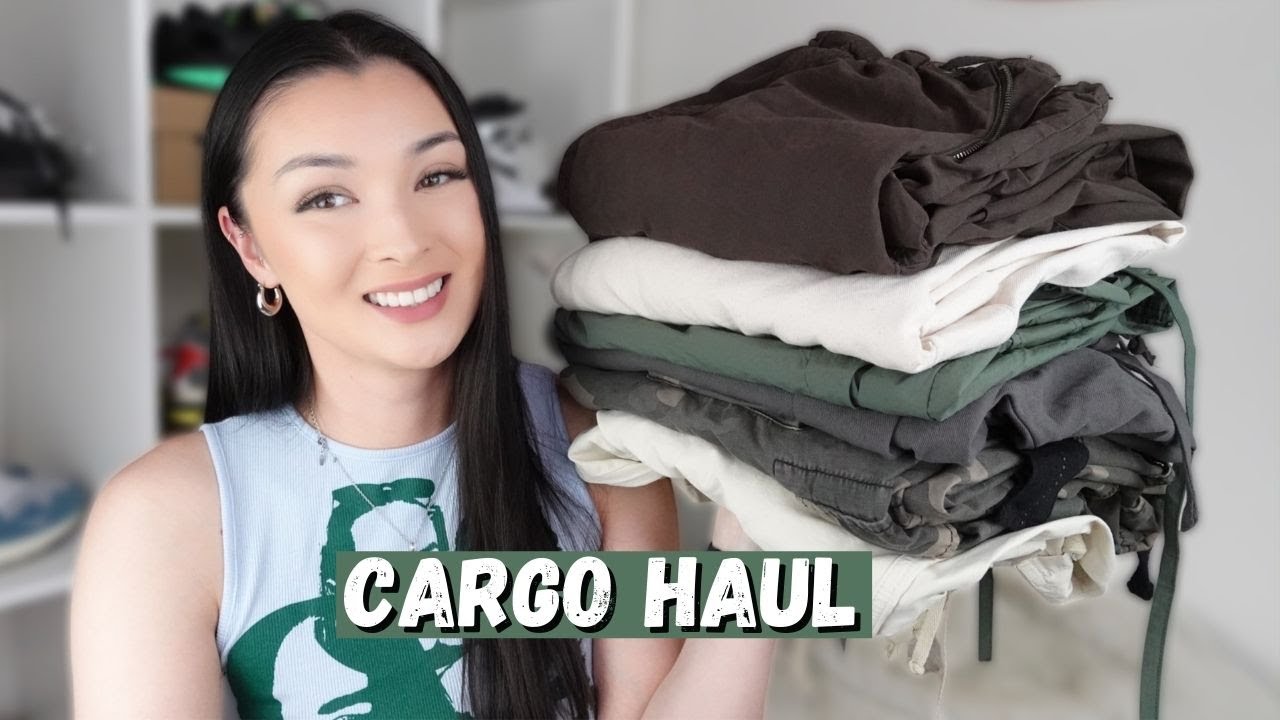 CARGO PANTS TRY ON HAUL |  SUMMER 2022 | JADEDLDN, PLT, URBAN OUTFITTERS...