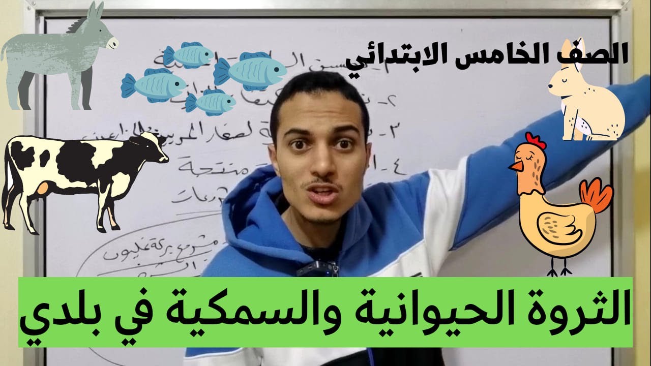 الثروة الحيوانية والسمكية في بلدي _ الصف الخامس الابتدائي _ أحمد محمد عبد الجواد