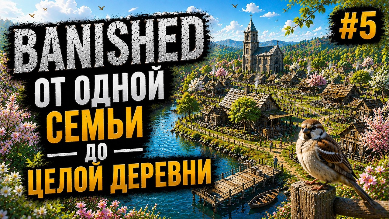 🔥Banished &mdash; ОТ ОДНОЙ СЕМЬИ ДО ЦЕЛОЙ ДЕРЕВНИ 🏡 | Прохождение #5