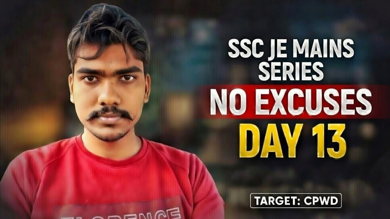 SSC JE Mains Series Day 13 | Irrigation Engineering 65% + CBT-2 Mock Test 4 Analysis | SSC JE 2026