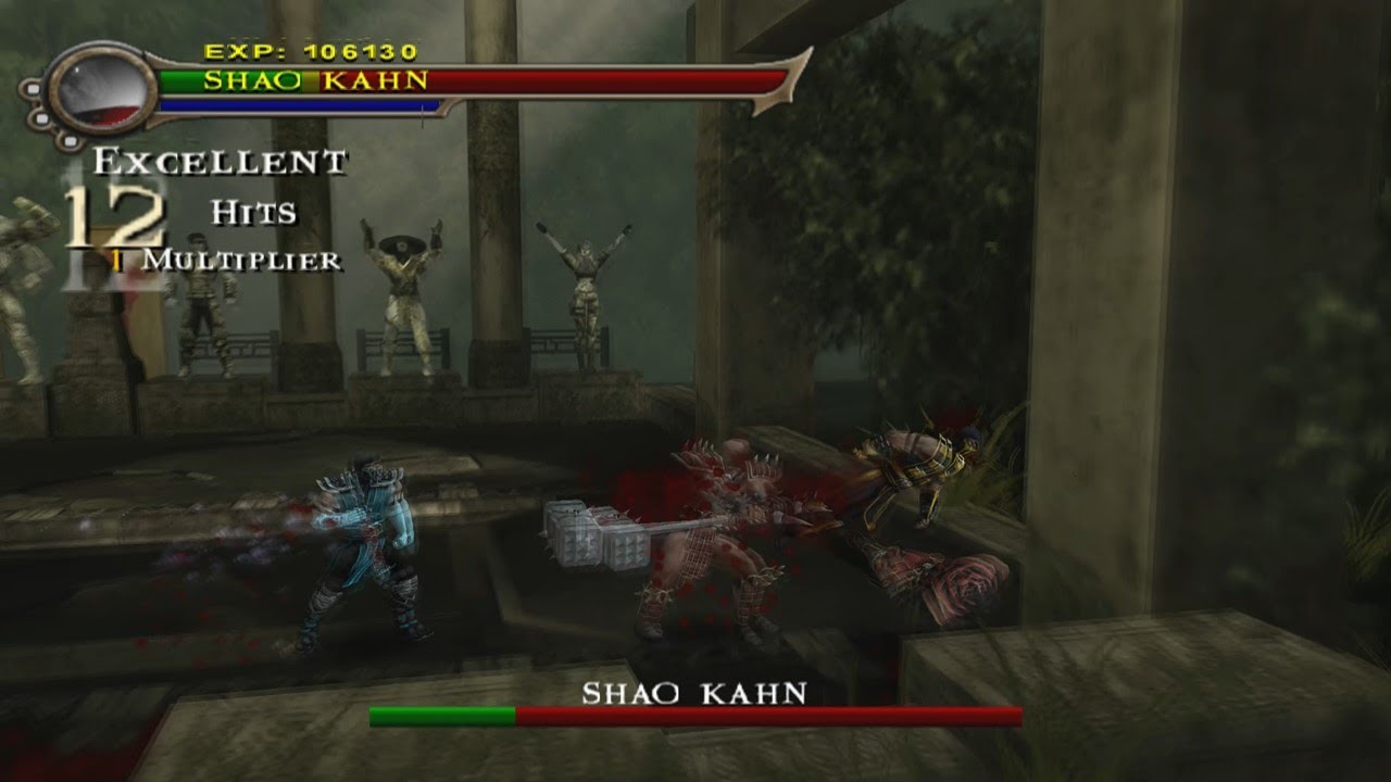 Mortal Kombat Shaolin Monks - Shao Kahn - Survival Mode (HARD) - (PS2)