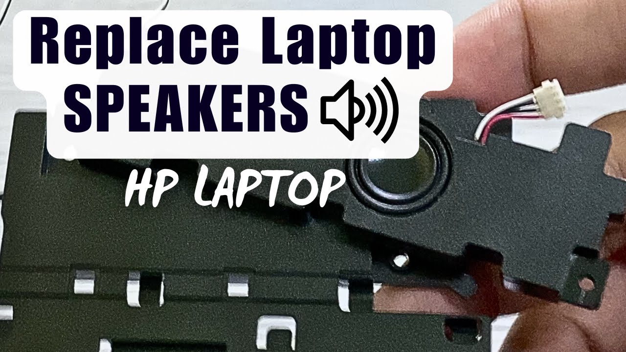 How To Replace HP Laptop Speakers HP 15s-eq/HP 15s-fq/HP 15-dy/HP 15-ef Series