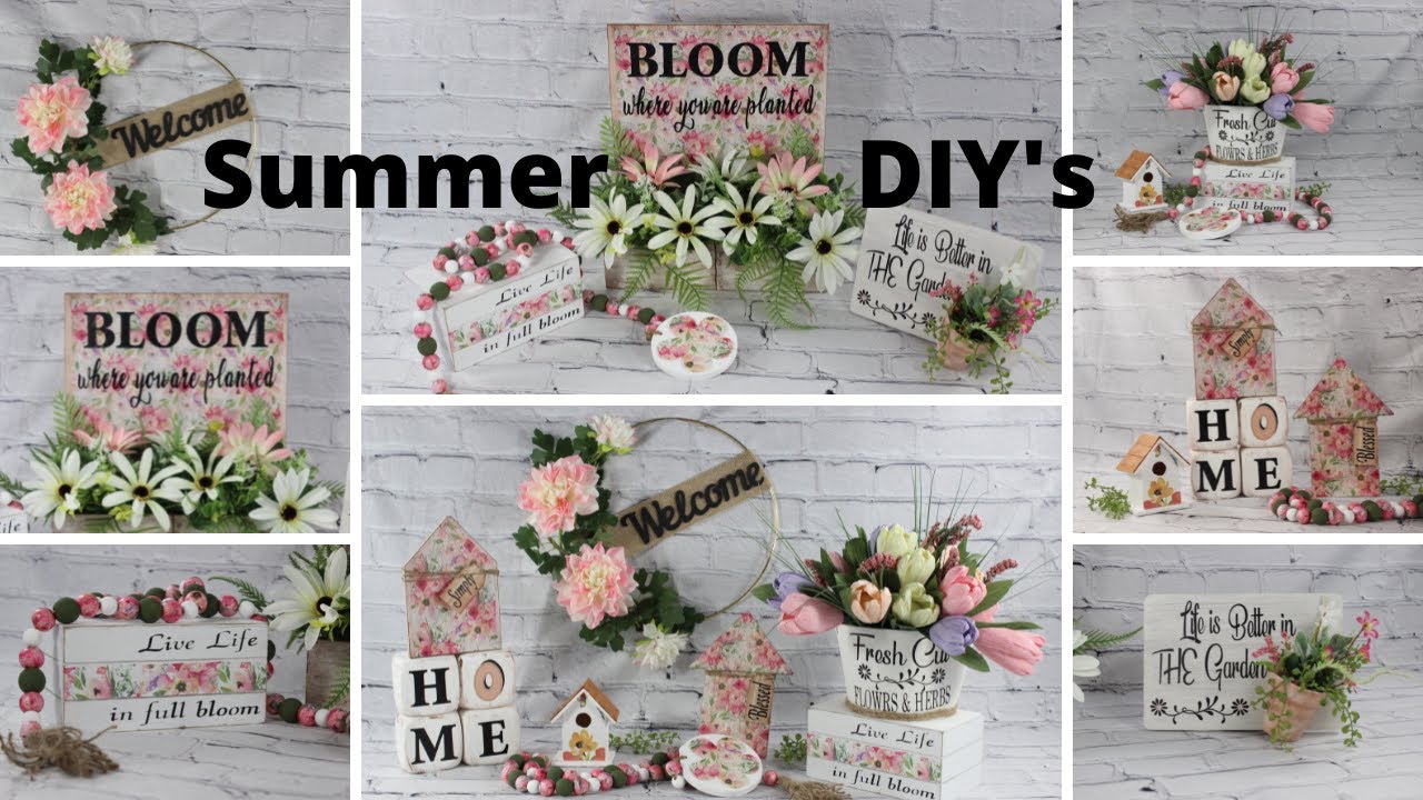 summer decor dollar tree| dollar tree summer decor 2021|farmhouse summer decor 2021