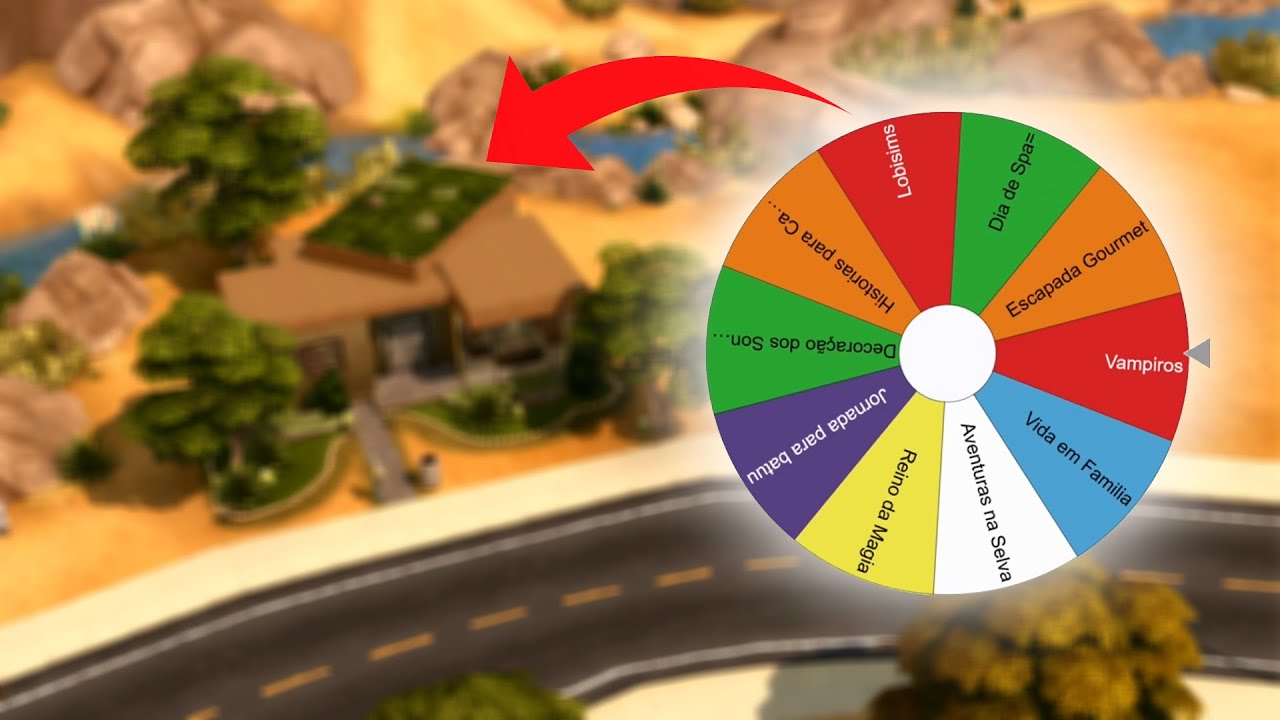 USEI A ROLETA E FIZ A CASA MAIS DIFICIL DO DESAFIO DO PACOTE DE JOGO! │ The Sims 4 │ SLOW BUILD