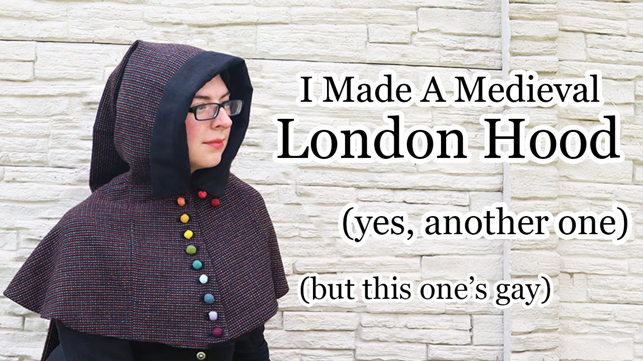 I Made a Medieval London Hood for Coming Out Day! [CC]
