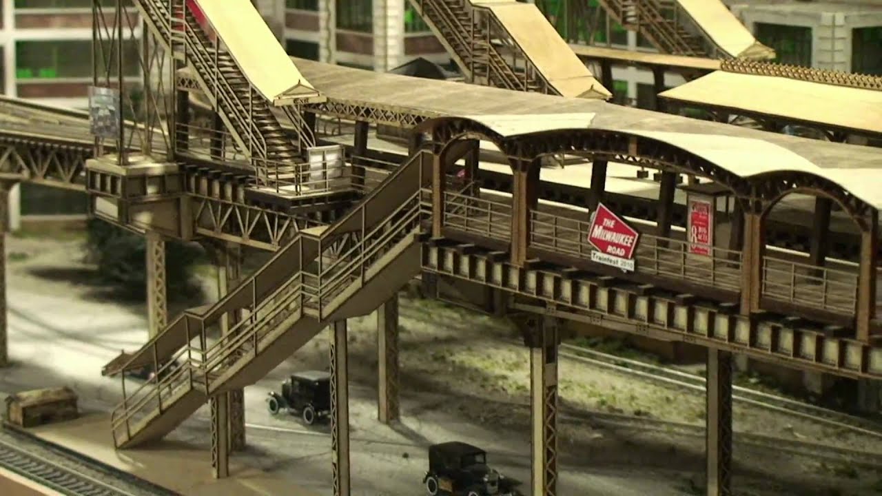 Laser Cut HO Scale EL's at the Amherst Toy Train Show