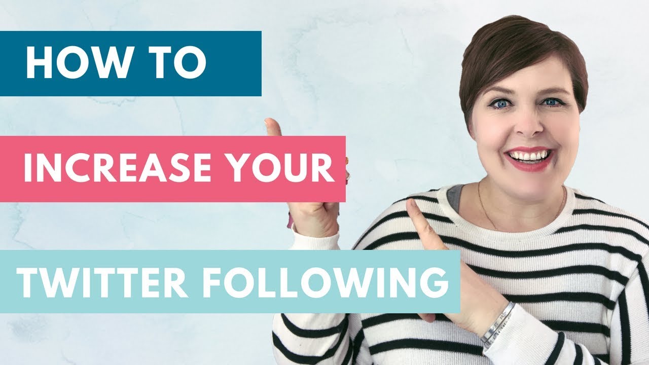 How to increase your Twitter following
