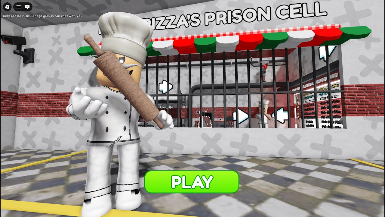 PAPA PIZZA's PRISON RUN! (Obby) Roblox Gameplay Walkthrough No Death 4k