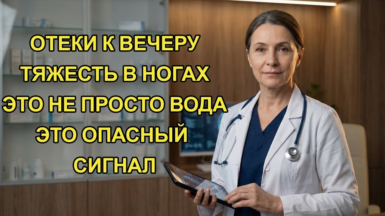 Отёки к вечеру: сигнал, который часто игнорируют...