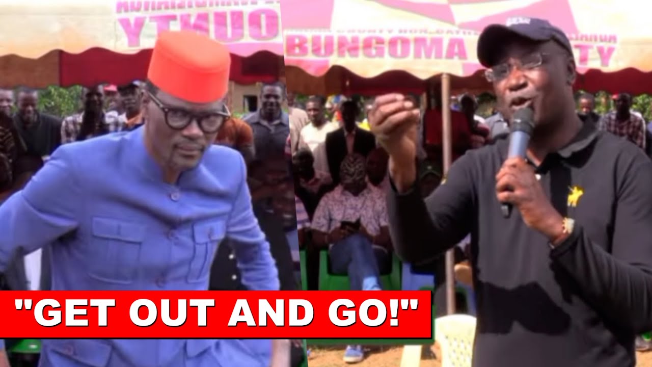 Drama as Wangamati kicks Didmus Barasa out after attending same function in Bungoma!🔥