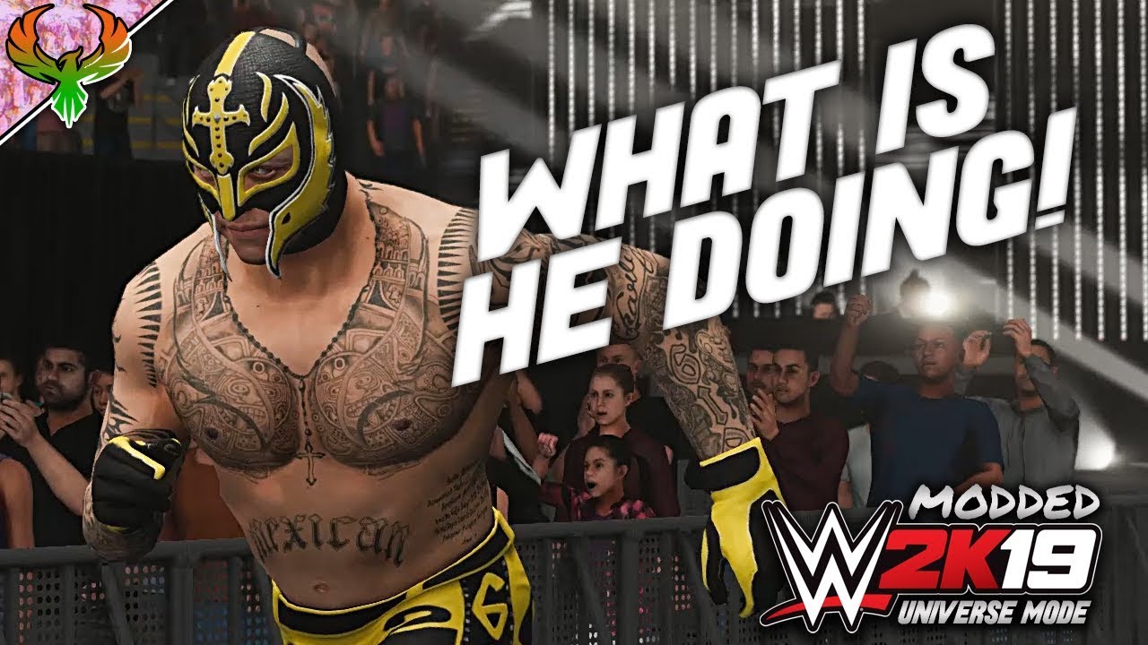 WHAT IS REY MYSTERIO DOING?! | Ep 3 | WWE 2K19 Co-Op Universe Mode