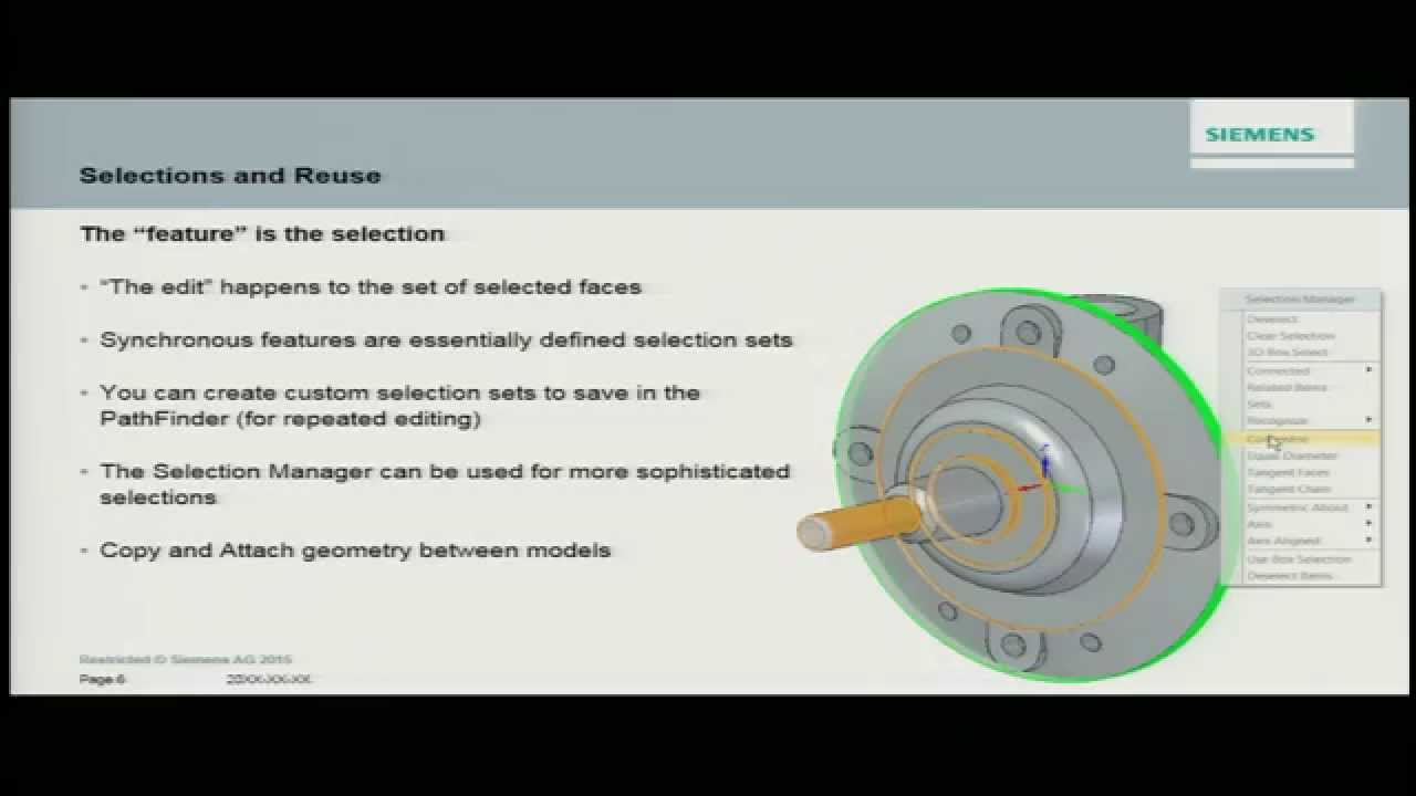 Synchronous Modeling for History-based Users: Solid Edge University Session