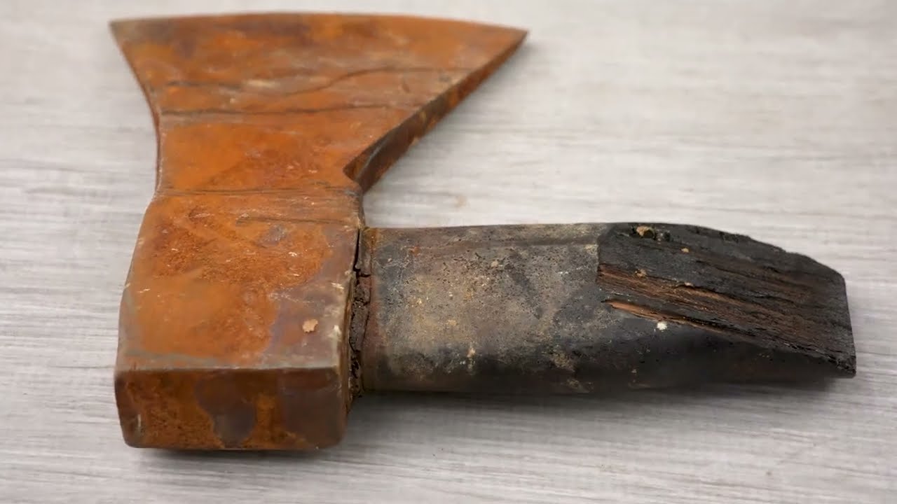 Man Find and Restore an AXE  Full ASMR
