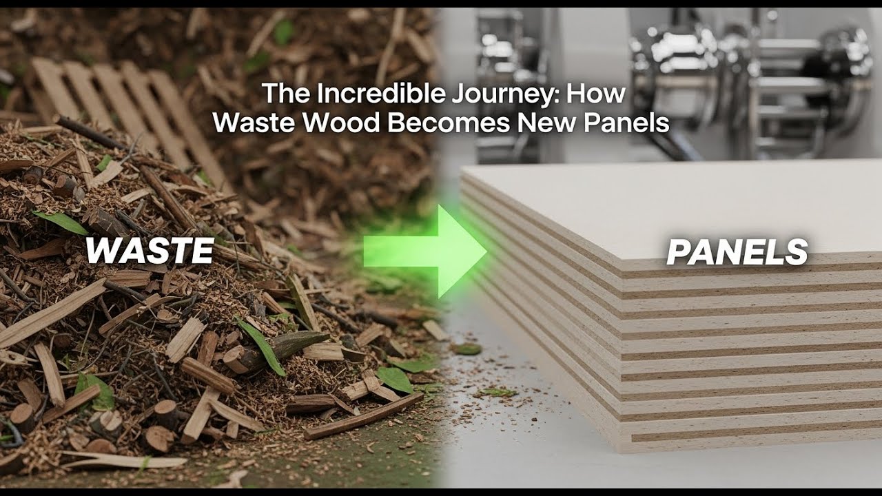 The Incredible Journey: How Waste Wood Becomes New Panels