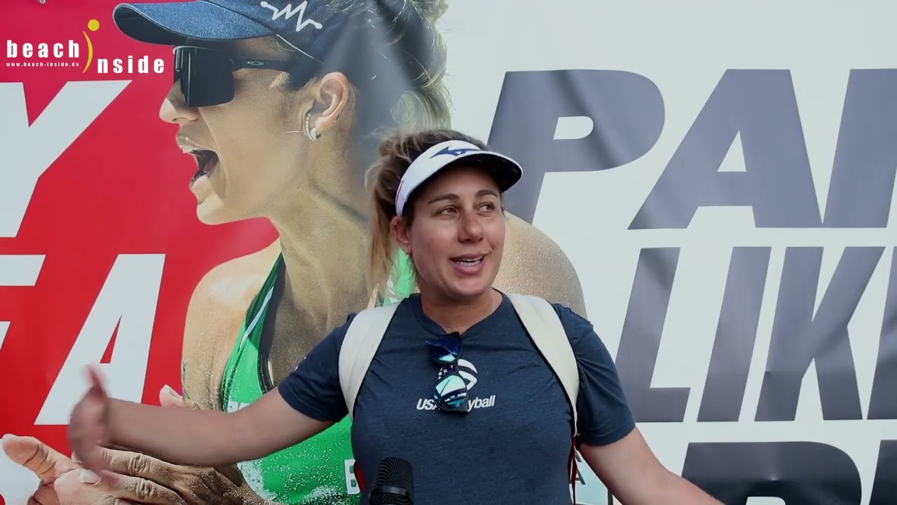April Ross (USA) about her new role as coach, plans and what happend after winning olympic gold.