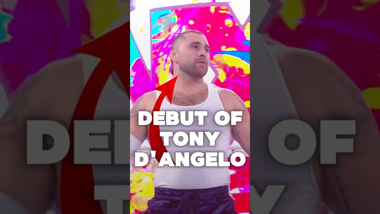 Tony D'Angelo's WWE Debut #wwe #wrestling #shorts