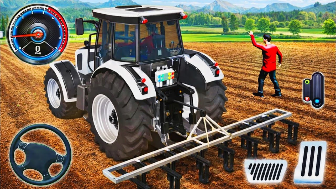 Modern Tractor Farming Driving Simulator 3D - New Tractor Games -Android Gameplay | Gaming Mind 3D