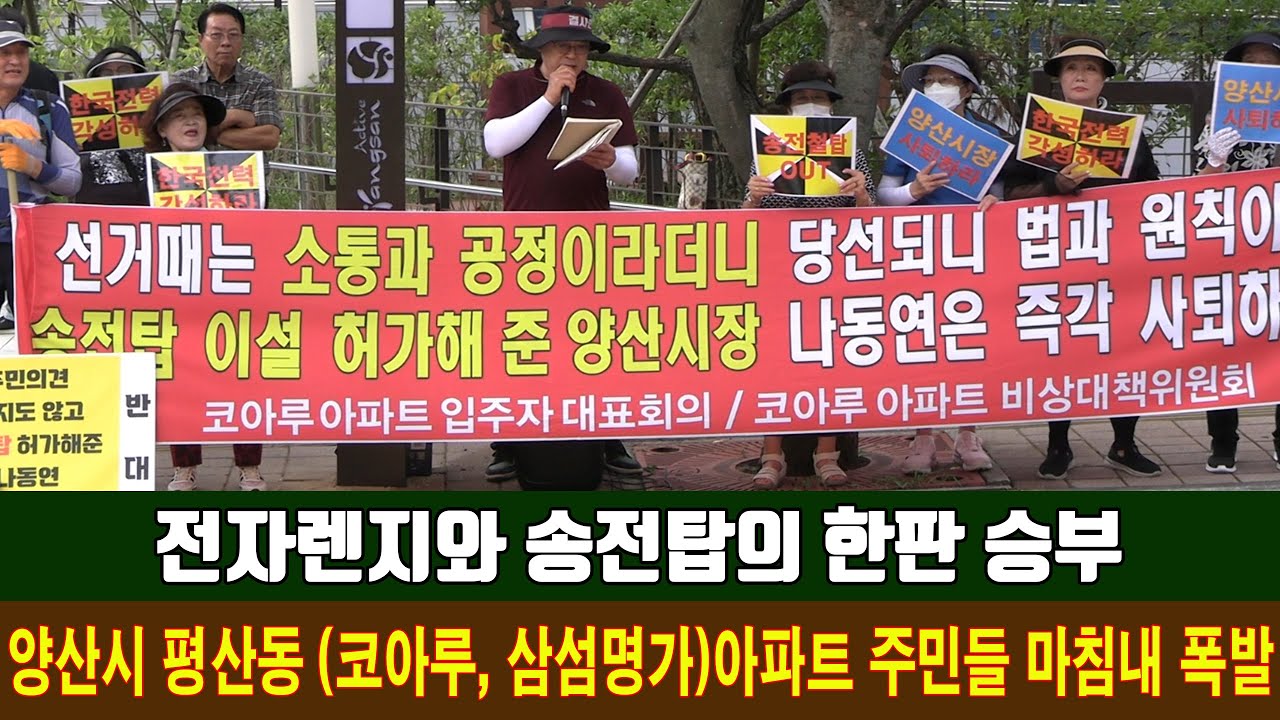 전자렌지와 송전탑의 한판 승부