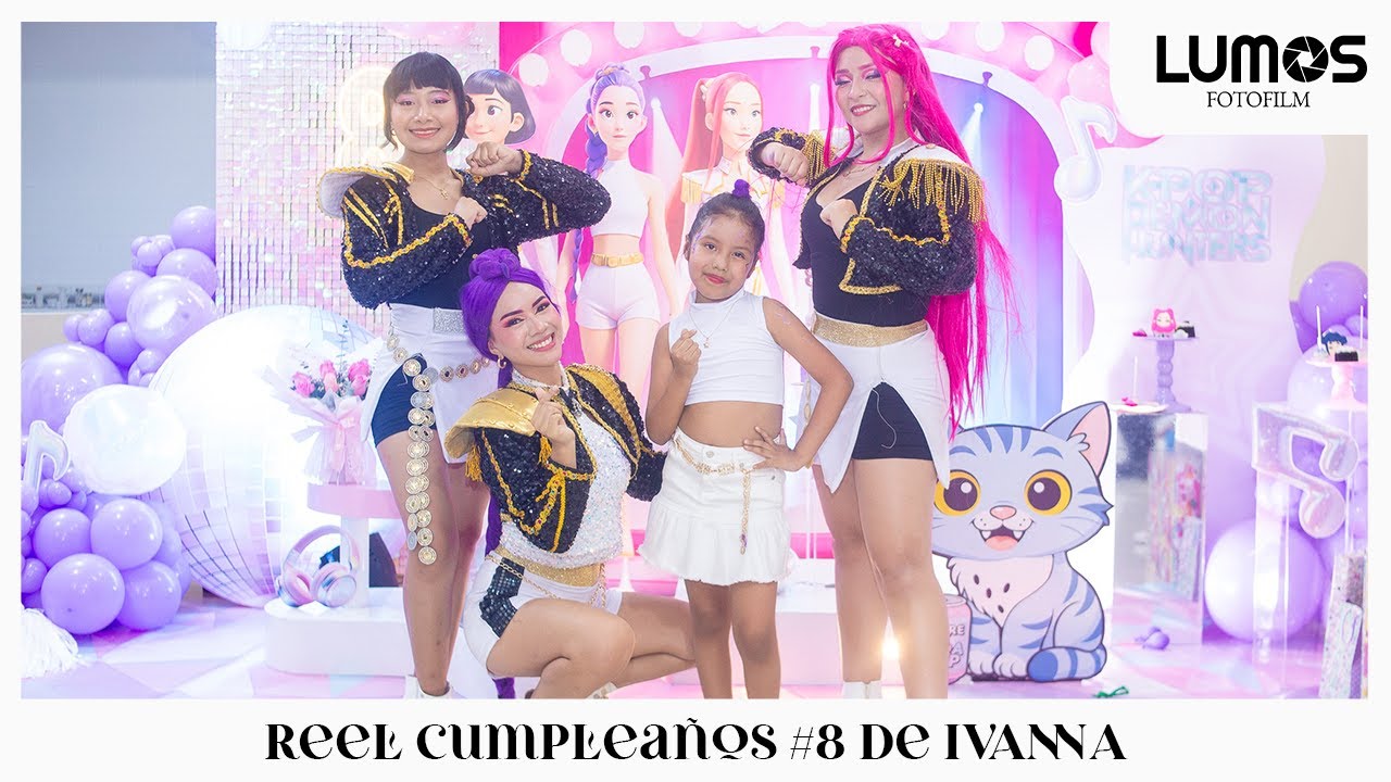 Reel Fiesta Infantil Demon Hunters | Ivanna #8 | Servicio de fotografía y filmación