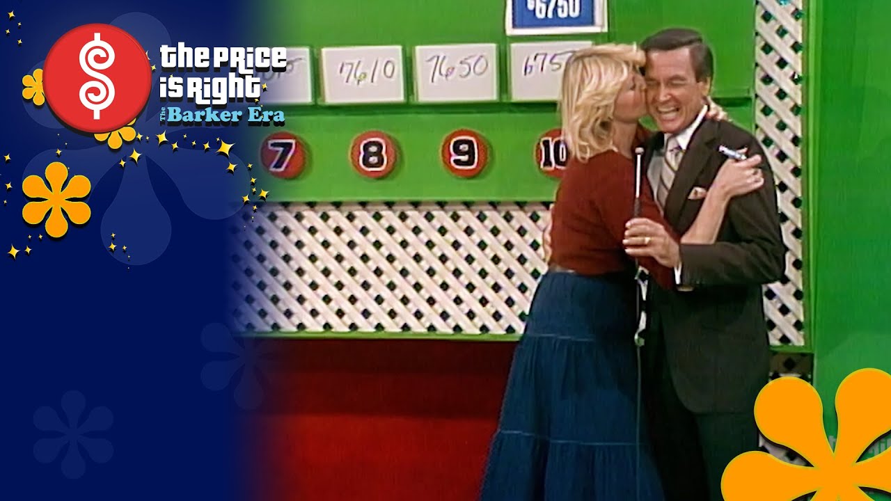 Excited Contestant Kisses Bob Barker When She Wins TEN CHANCES! - The Price Is Right 1983
