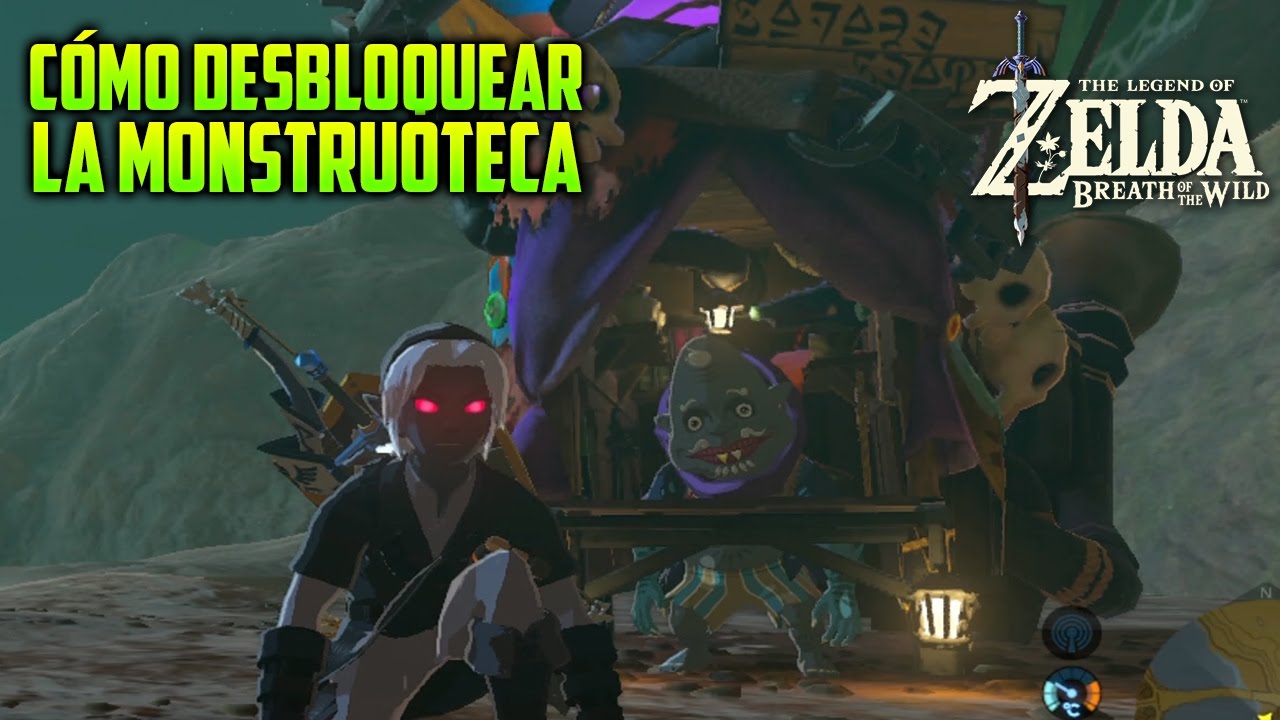 CÓMO DESBLOQUEAR LA MOSTRUOTECA 👻 Y TODOS SUS OBJETOS | LEGEND OF ZELDA: BREATH OF THE WILD