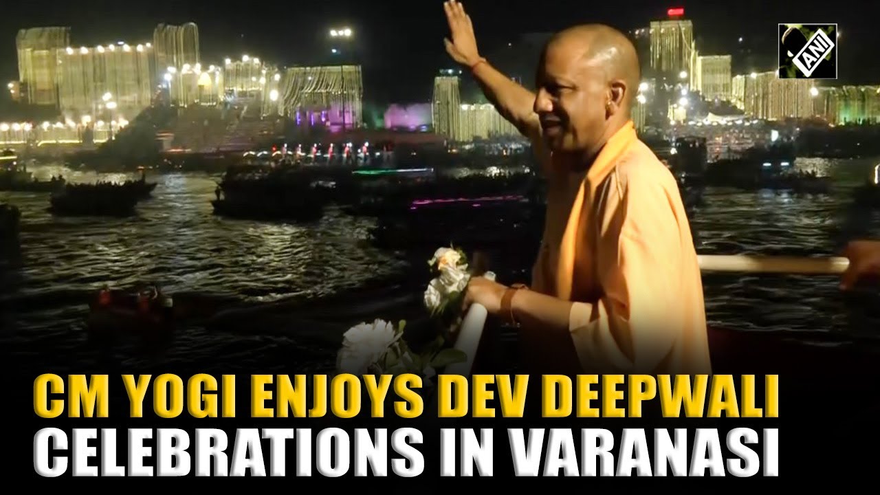 UP CM Yogi Adityanath attends Dev Deepawali celebrations in Varanasi