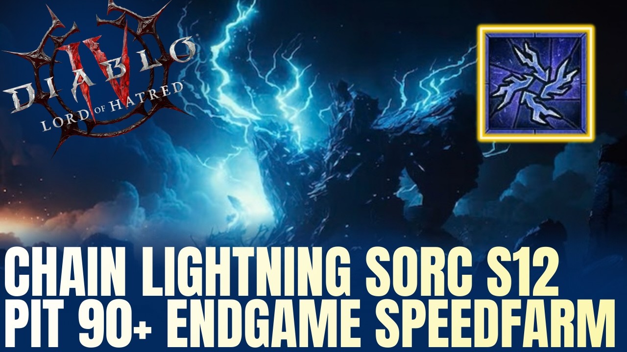 SUPER SPEED mit Chain Lightning Sorc! | Diablo IV Season 12 Endgame Build