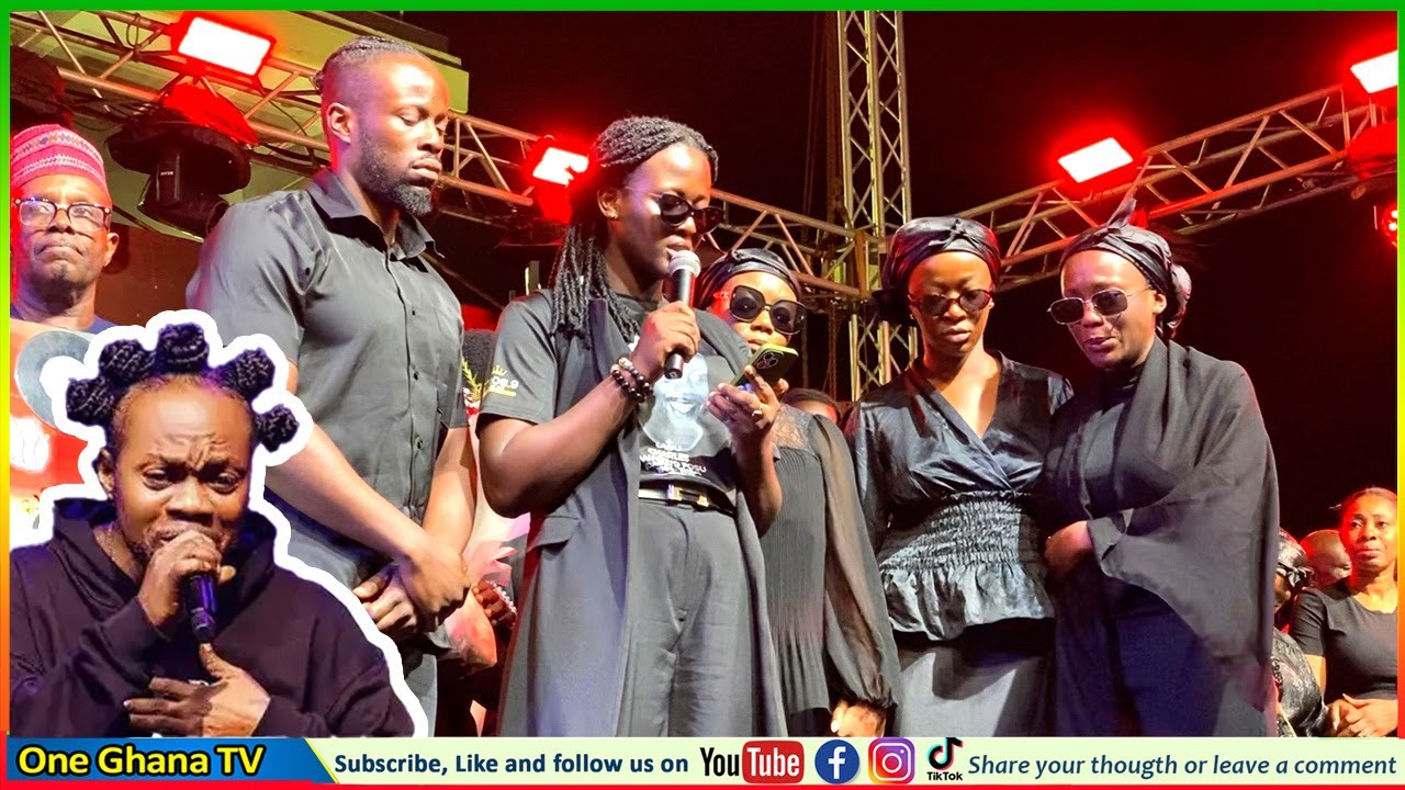 Daddy Lumba’s Children Read Touching Tribute at His Candlelight Vigil Night