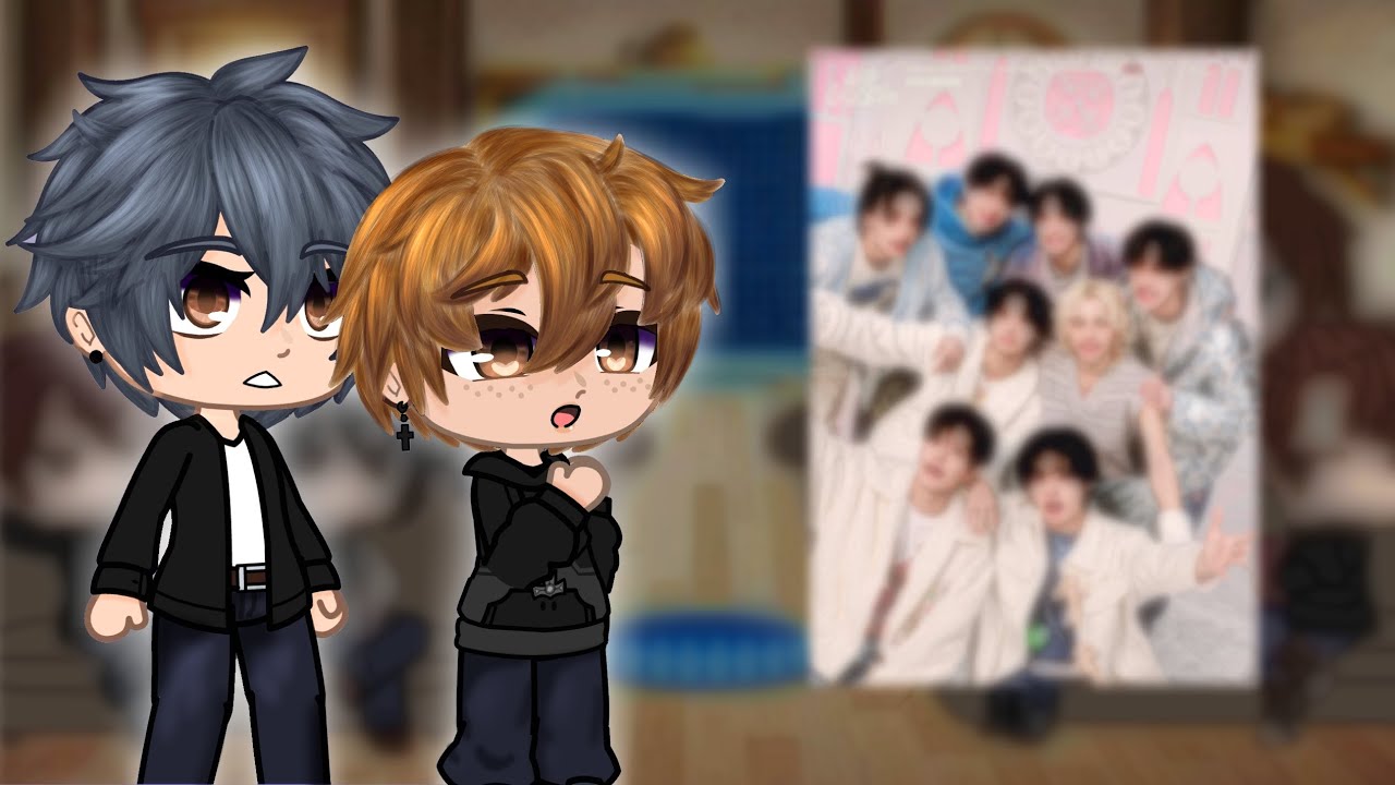 Predebut stray kids react to the futur // part 1 //english// gacha live #straykids #reactionvideo 