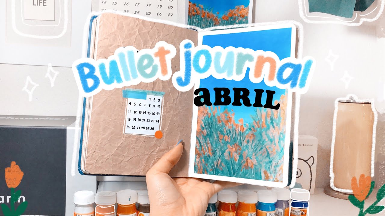 Bullet journal ABRIL🌱🧺✨ | pasó a paso, fácil y perron 🤌🏻