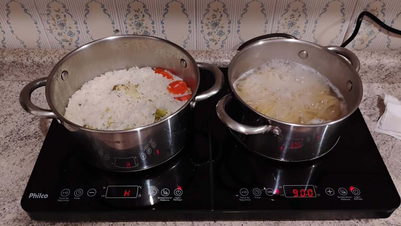 TESTANDO COOKTOP DE INDUÇÃO PHILCO/AMEI MEU COOKTOP DE INDICAÇÃO PHILCO 🥰✨
