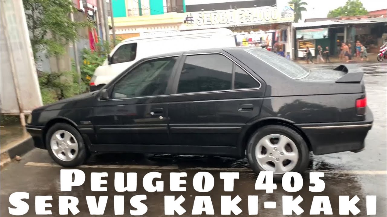 Peugeot 405 servis kaki kaki - perbedaan Lemans dan standar