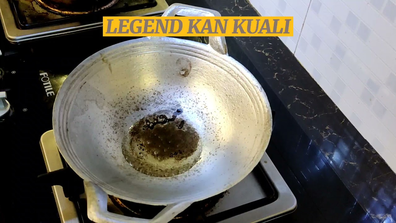 Kuali / Periuk murah masak tak melekat | Seasoning Kuali | Masak Mudah