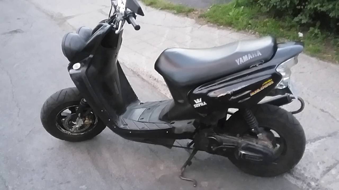 2004 Yamaha Zuma BWS YW 50 with 70cc Malossi kit done the Quebecoise way!