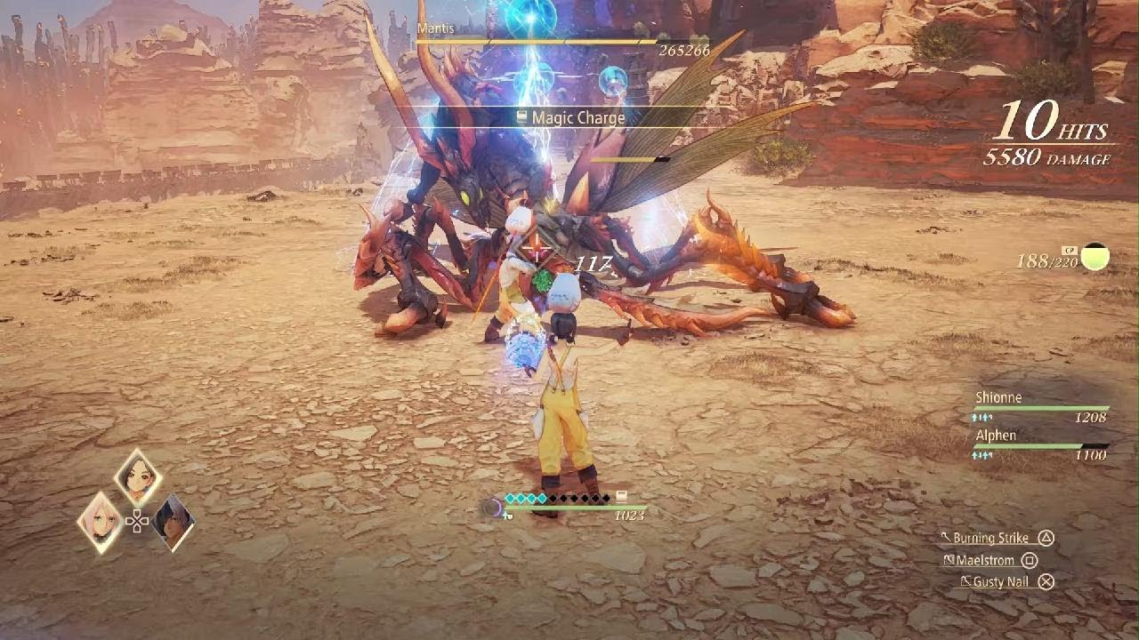 Tales of Arise Chaos Mode Rinwell vs Mantis