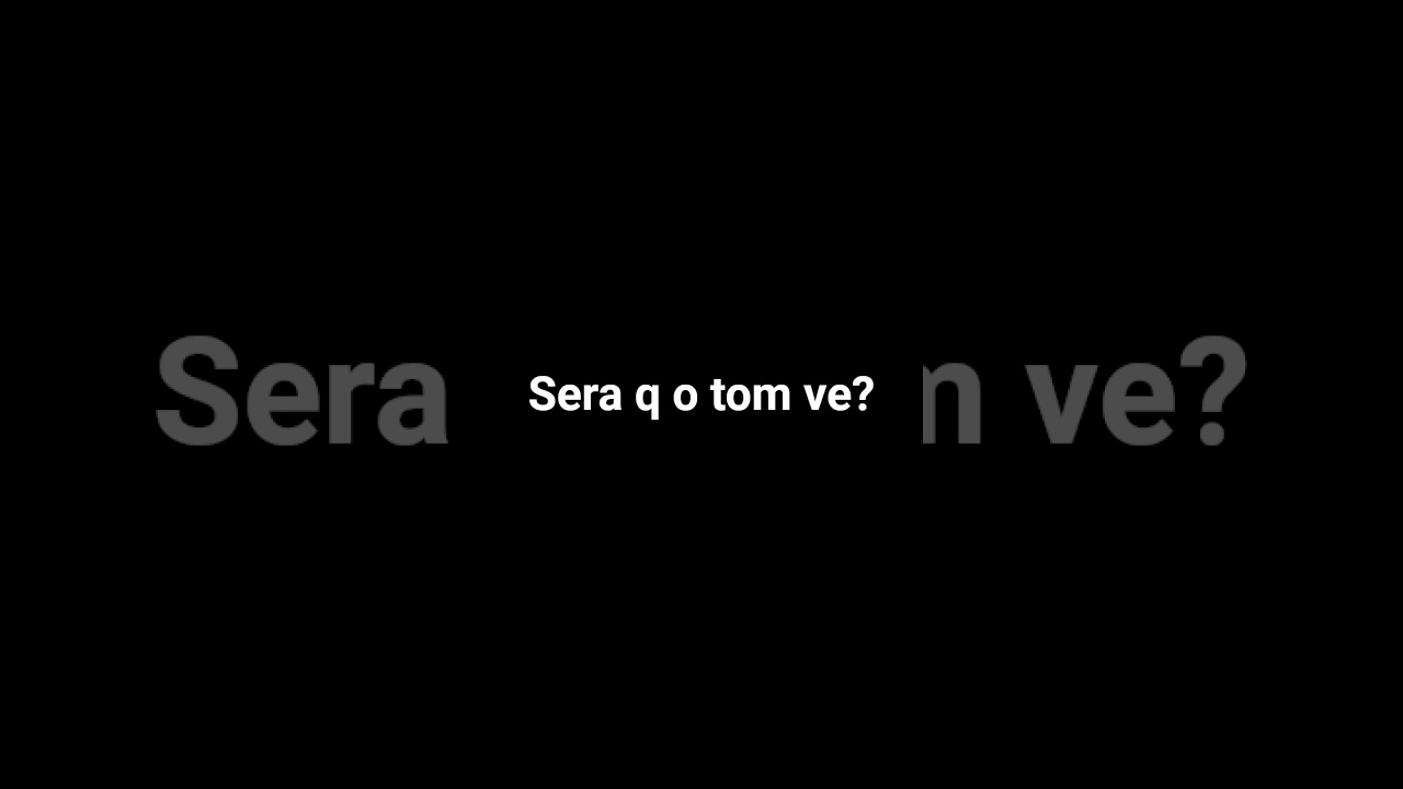 sera mano eu acho q ñ ctz