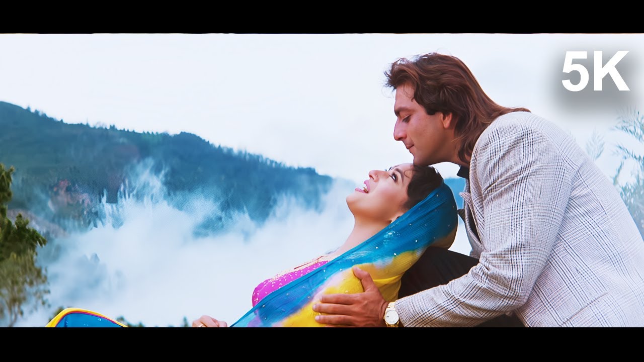 5K QUALITY | Mera Dil Bhi Kitna Pagal Hai Song | Madhuri & Sanjay Dutt | Saajan Movie Song