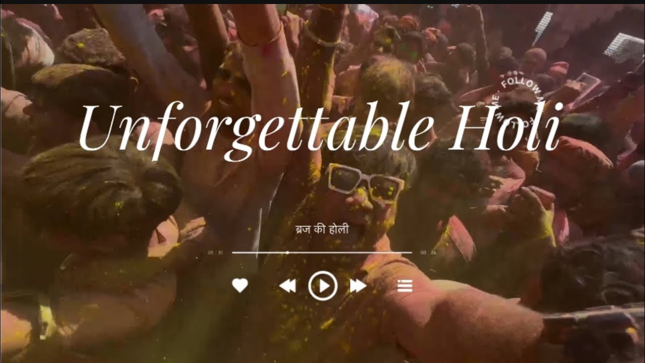 Holi Like Never Before 🔥 Lathmar Holi Nandgaon 2026| First time Experience| Never seen before 💯￼