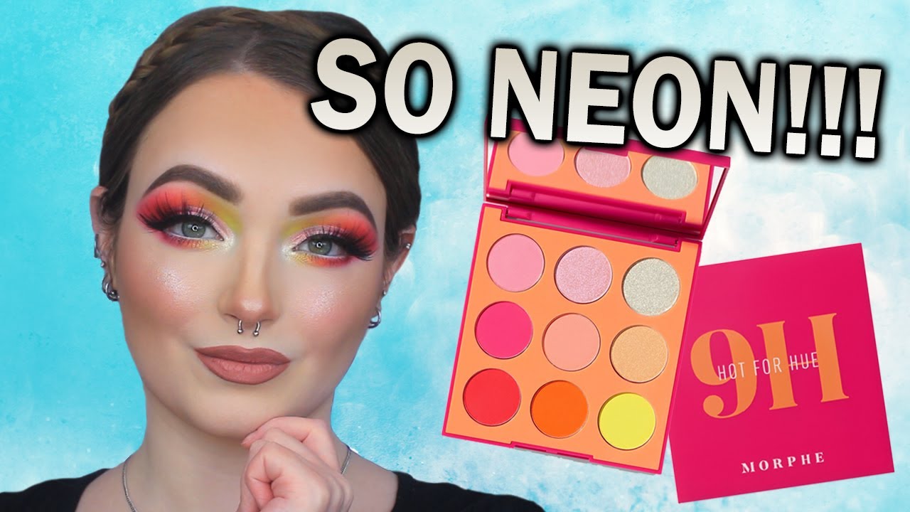 SO PIGMENTED OMG!!!! MORPHE 9H HOT FOR HUE PALETTE REVIEW AND TUTORIAL