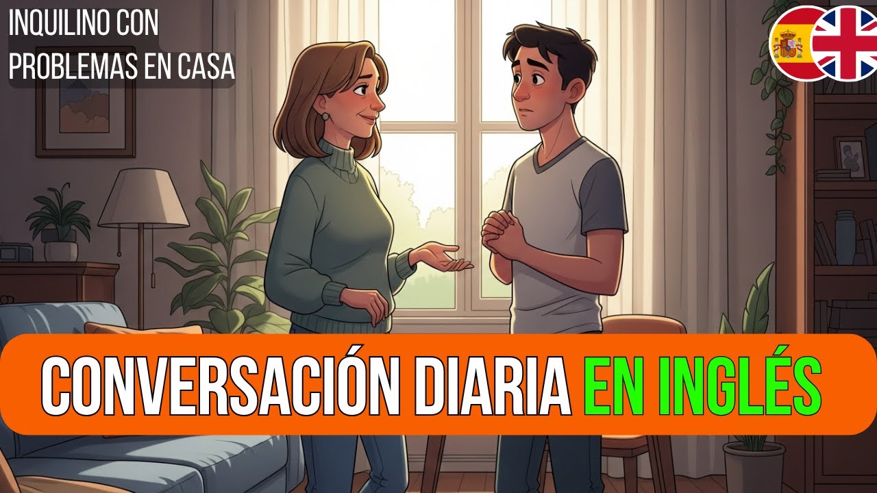 APRENDE INGLÉS con diálogo sencillo para principiantes (A1—A2) — Inquilino con problema en la casa