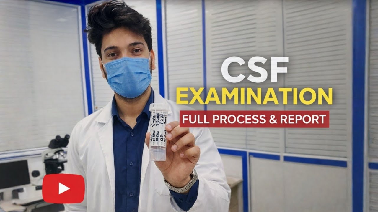 CSF Examination Full Lecture | Physical, Chemical & Microscopic Analysis Explained | Lab Technician