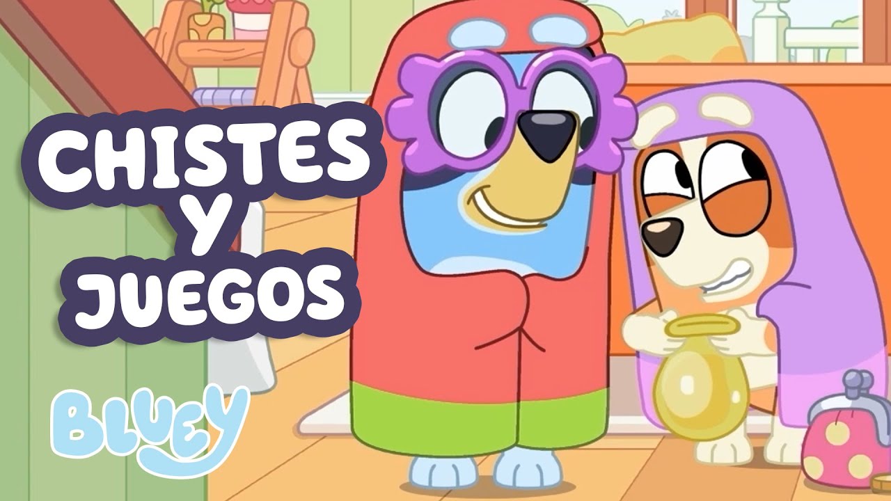 Los Mejores Chistes y Juegos de Bluey 🤪 💨 | ¡Trucos de Halloween! 😝 🎃 | Bluey Español Canal Oficial