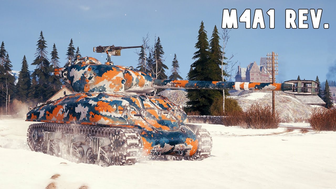 World of Tanks M4A1 Revalorisé - 5 Kills 6,3K Damage