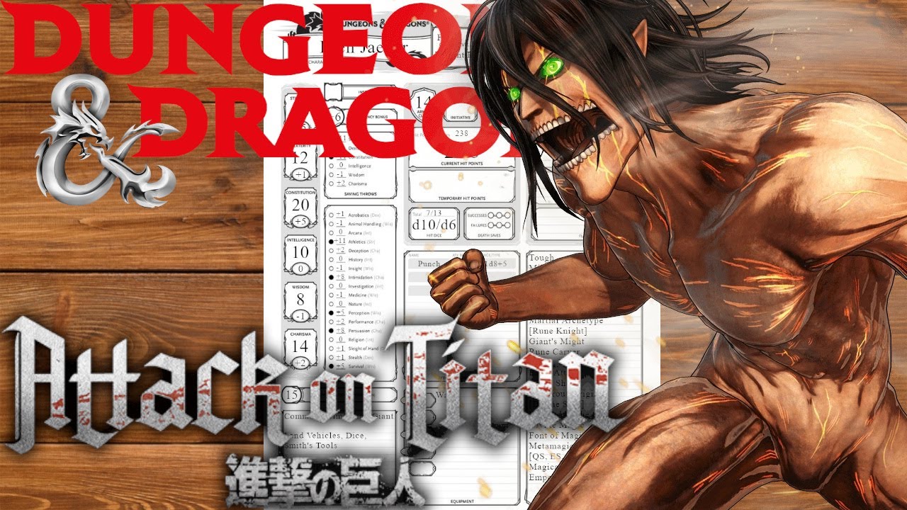 Nephilim Builds | Eren Jaeger (Attack on Titan)