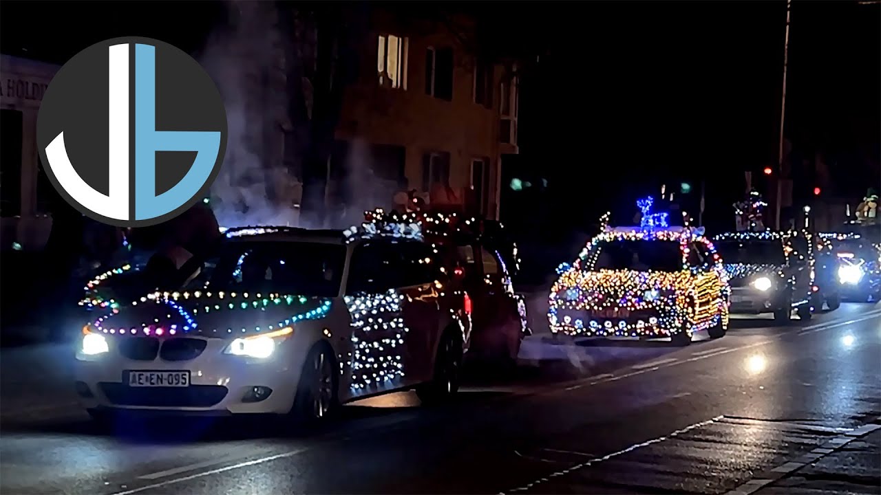 Fényautós felvonulás - Eger - 2025.12.20.
