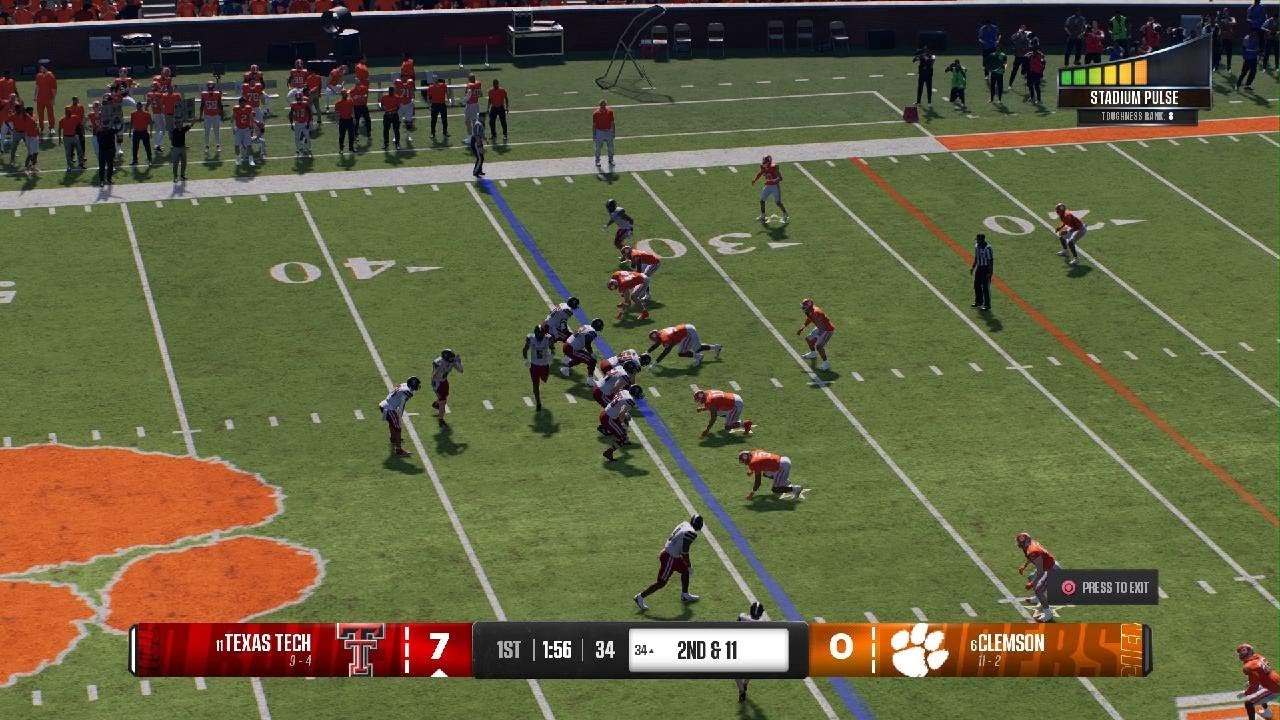 CFP 1st Round: 11 Texas Tech @ 6 Clemson