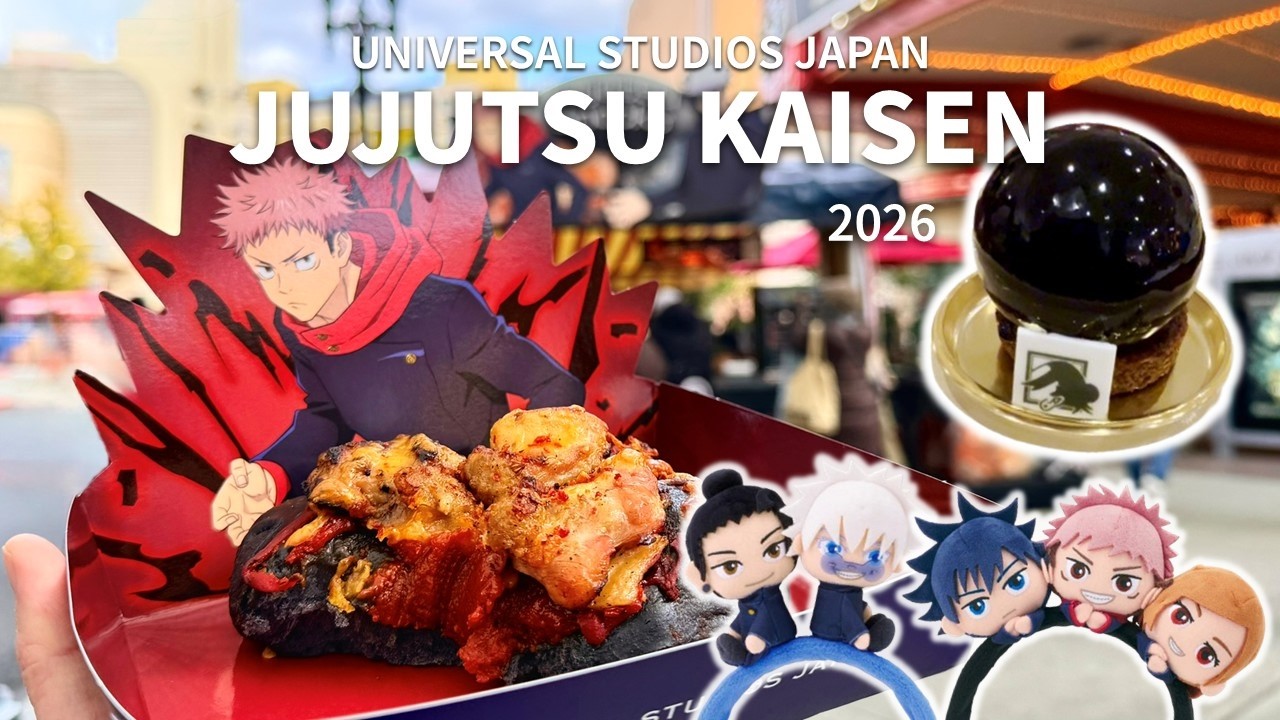 Jujutsu Kaisen at Universal Studios Japan! Merchandise & Food Tour